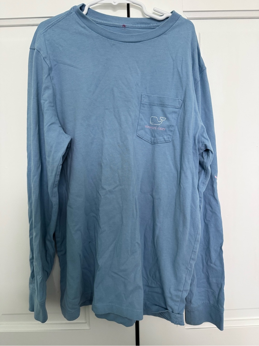 Vineyard Vines Men’s Long-Sleeve Pocket Tee - Sky Blue